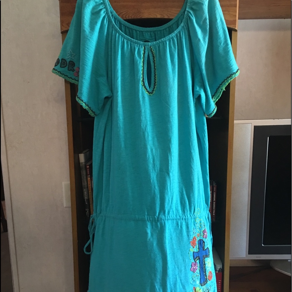 Double D Ranch cotton tunic/dress size medium